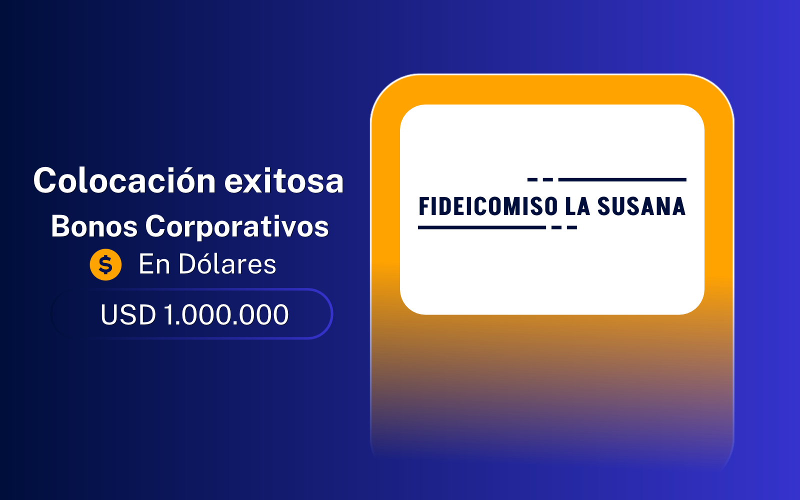Capital Markets colocó íntegramente las Series 1 y 2 del Fideicomiso La Susana